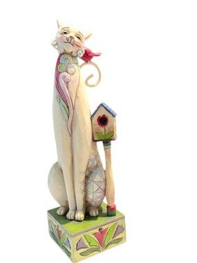 Vintage “Tilly” Jim Shore Heartwood Creek Cat Figurine 2007